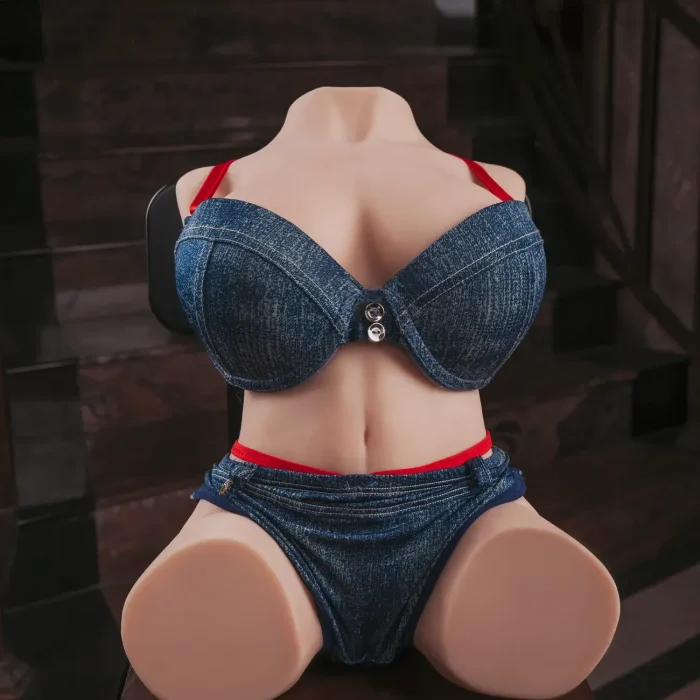 Best Realism 3-in-1 Silicone Female Sex Torso for Men, Male Sex Toy Doll, Mini Sex Butt Pussy Ass, Vibration Male Masturbator