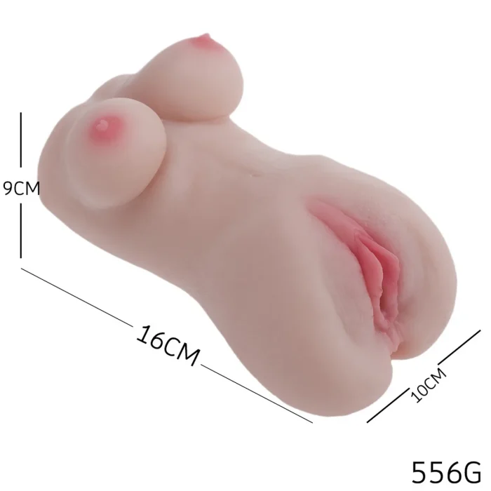 High Quality Hyper-Realistic 3-in-1 Silicone Female Sex Torso for Men, Male Sex Toy&Doll, Chubby Sex Butt&Pussy&Ass, Realistic Pocket Pussy Male Masturbator