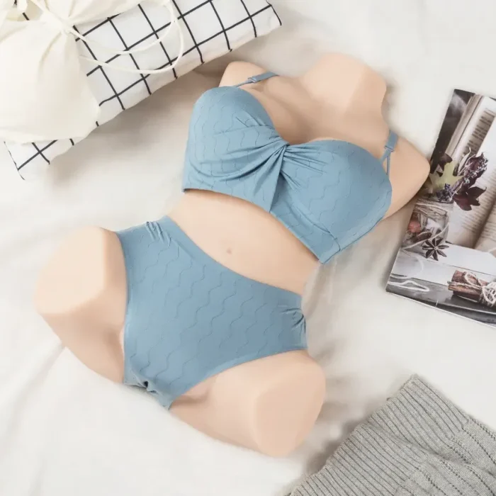 High Quality Hyper-Realistic 3-in-1 TPE Female Sex Torso for Men, Male Sex Toy&Doll, Chubby Sex Butt&Pussy&Ass, Vibration Male Masturbator