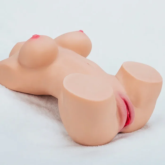 Premium Life-size 3-in-1 TPE Female Sex Torso for Men, Male Sex Toy Doll, BBW Sex Butt Pussy Ass, Vibration Male Masturbator
