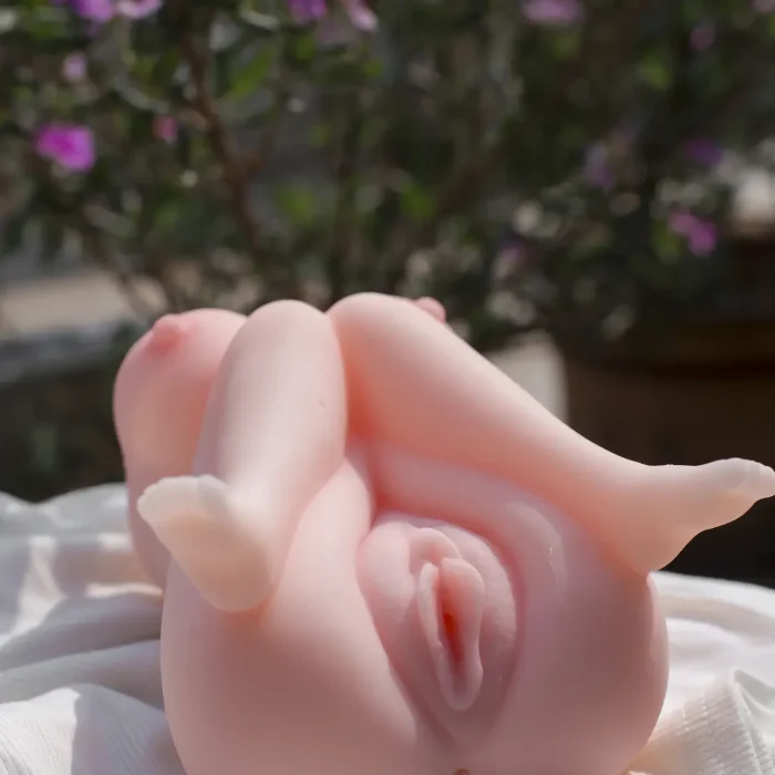 Premium Lifelike 3-in-1 Silicone Female Sex Torso for Men, Male Sex Toy&Doll, Chubby Sex Butt&Pussy&Ass, Realistic Pocket Pussy Male Masturbator