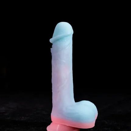 Modo de empuje superior de tamaño natural Silicona consolador, Juguete adulto para mujeres pareja estimulación anal, Femenino [Masturbador]