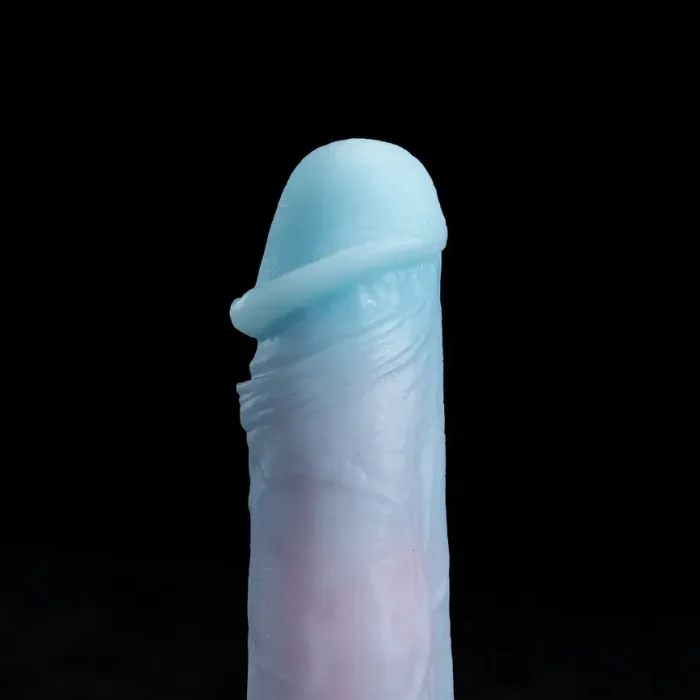 Top Thrusting Mode Life-size Silicone Dildo, Sex Toy for women Couple G-spot Anal Stimulation, Female [Masturbator]