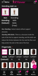 定制选项 Customization Options of TPE sex doll 1