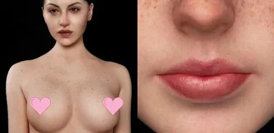 Cara de muñeca sexual asiática con piel ultra realista