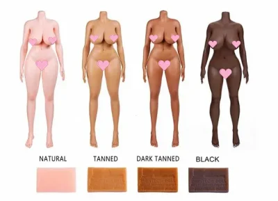 Skin color of silicone sex doll