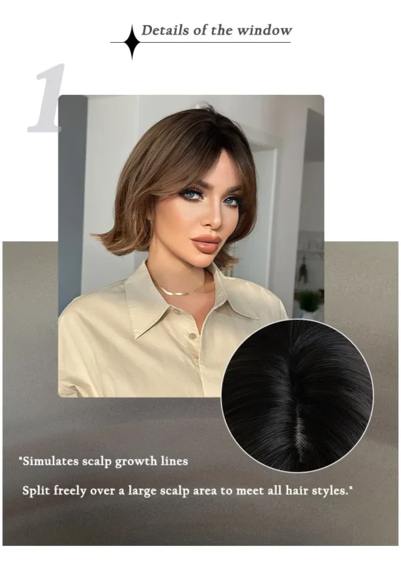 Girl Fluffy Rose Pink Blunt Bangs Natural Style Big Waves for Love Doll