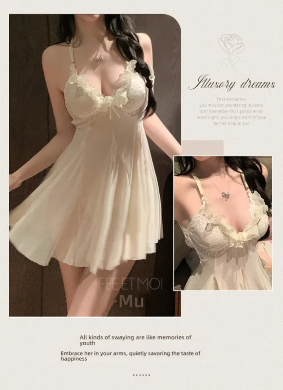 Non-Staining Clothes for Adult Doll, JK Maid Pure Desire Straps Two-Piece Set