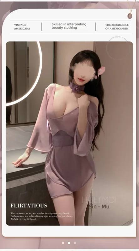 Non-Staining Clothes for Adult Doll, Light Luxury Charm Mesh Straps Bodysuit