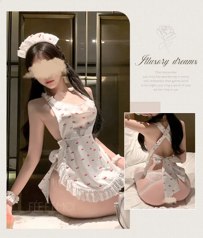 Non-Staining Clothes for Adult Doll, Open-Cleavage Backless Exposed Buttocks Cleavage Reveal Bikini