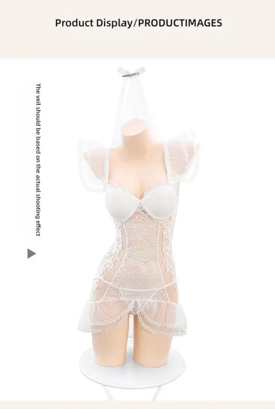 Non-Staining Clothes for Adult Doll, Open-Cleavage Backless Strapless Straps Mermaid Skirt