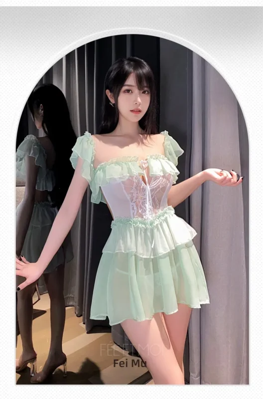 Non-Staining Clothes for Adult Doll, Versatile Outfit Lace Straps Kimono
