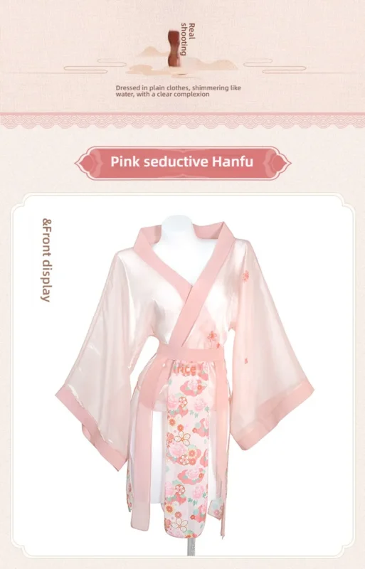 Non-Staining Clothes for Love Doll, French Softness Bare Buttocks Silk Series Stepmother Dress