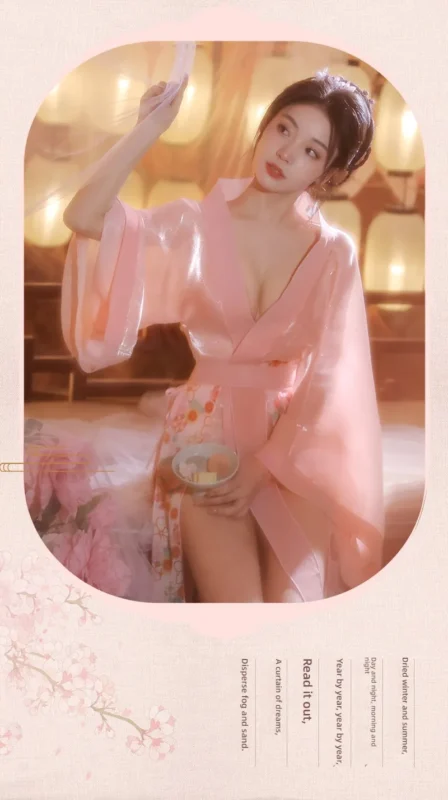 Non-Staining Clothes for Love Doll, Light Luxury Charm Pure Desire Thong Set Evening Gown