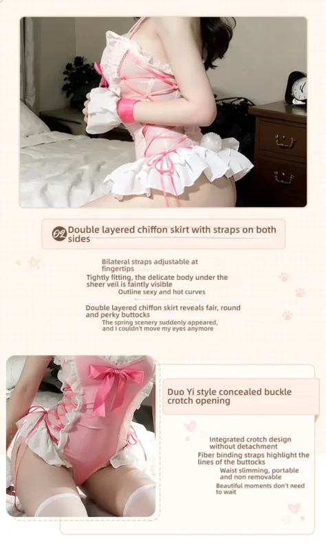 Non-Staining Clothes for Love Doll, Pure and Sweet Pure Desire Lace Dress