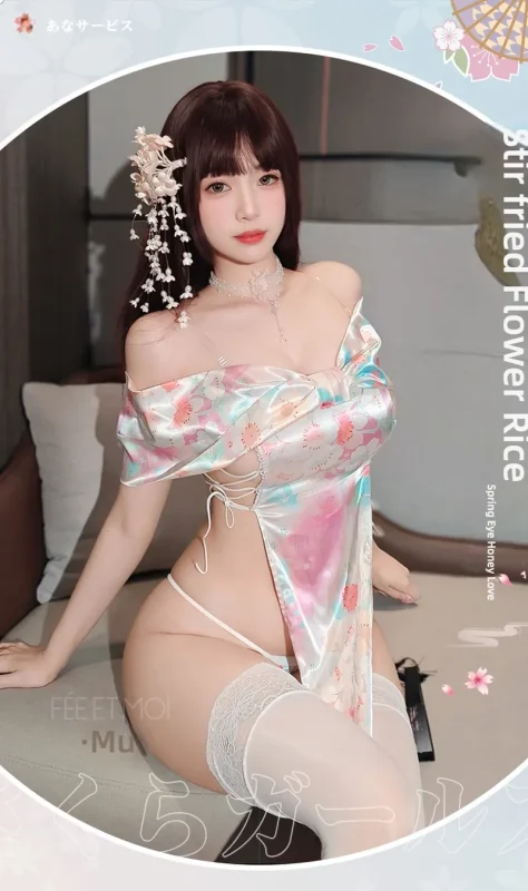 Non-Staining Clothes for Love Doll, Pure and Sweet Sheer Mesh Lace Qipao