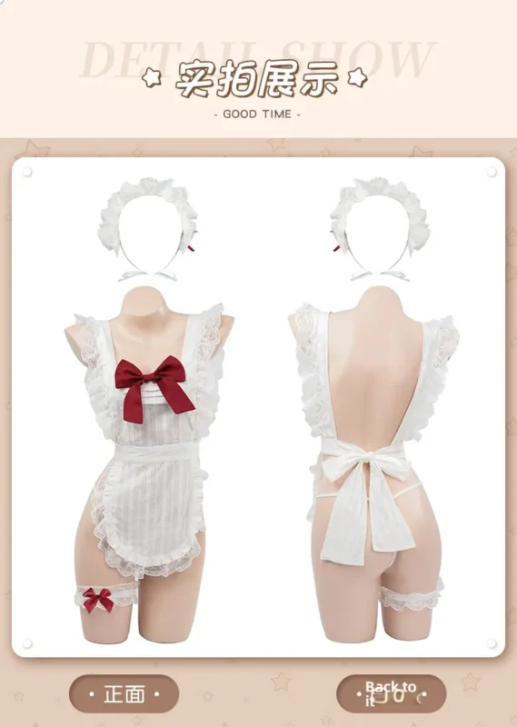 Non-Staining Clothes for Love Doll, Versatile Outfit Pure Desire Cleavage Reveal Evening Gown