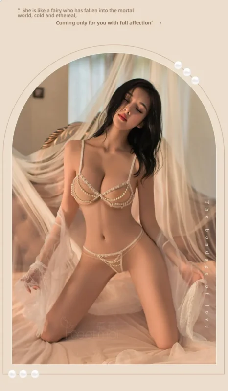 Non-Staining Clothes for Sex Doll, French Softness Exposed Bust Lace Stepmother Dress
