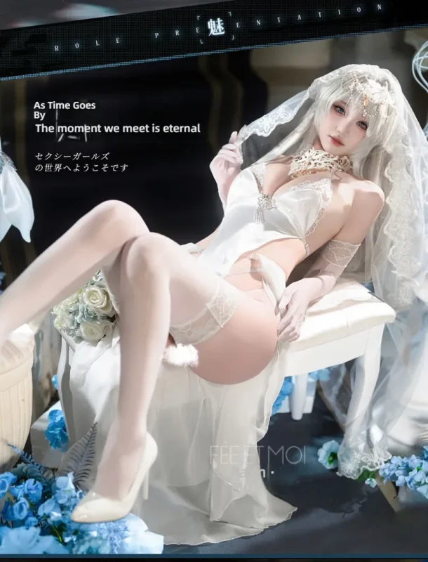 Non-Staining Clothes for Sex Doll, JK Maid Lace Cleavage Reveal Kimono