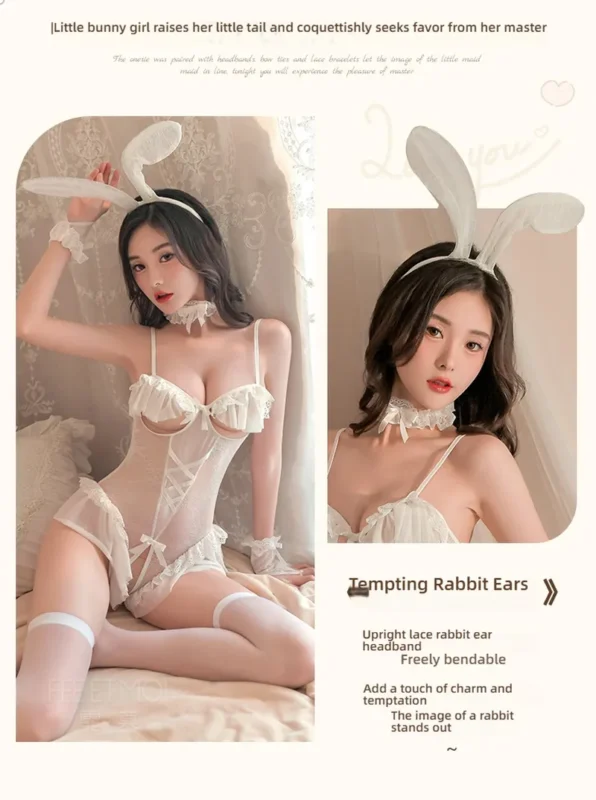 Non-Staining Clothes for Sex Doll, JK Maid Lace Straps Evening Gown