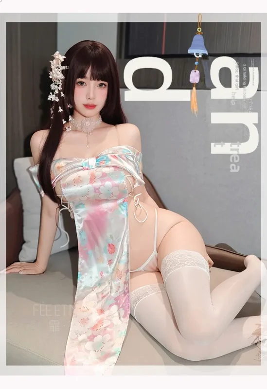 Non-Staining Clothes for Sex Doll, Light Luxury Charm Bare Buttocks Lace Dress
