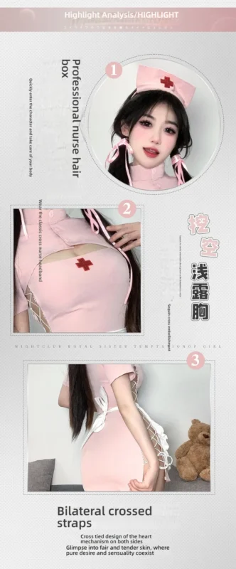 Non-Staining Clothes for Sex Doll, Light Luxury Charm Bare Buttocks Thong Set Evening Gown