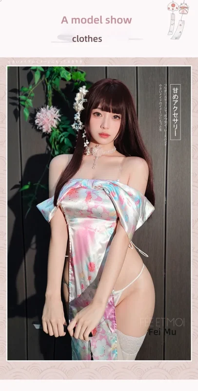 Non-Staining Clothes for Sex Doll, Pure and Sweet Mesh Waist Decoration Bikini