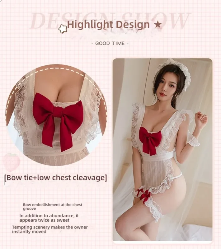 Non-Staining Clothes for Silicone Doll, Open-Cleavage Backless Mesh Silk Series Shirt