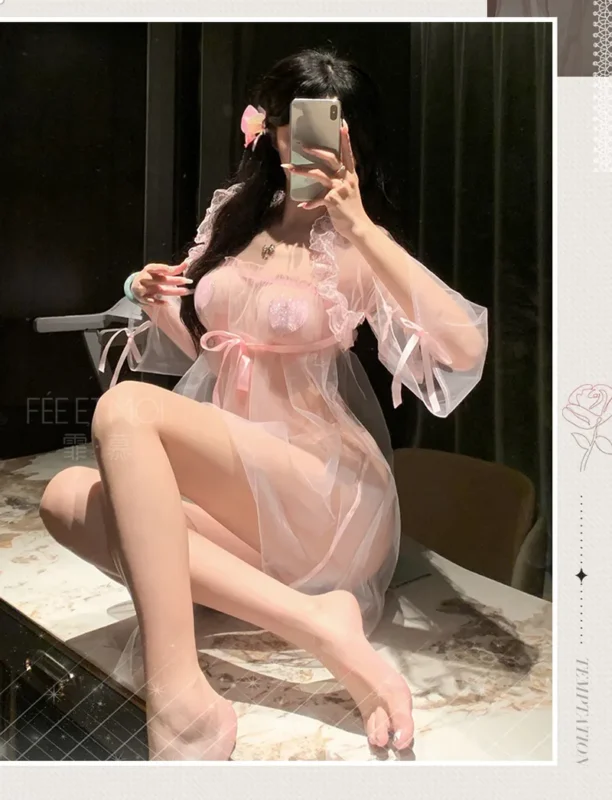 Non-Staining Clothes for TPE Doll, JK Maid Pure Desire Silk Series Shirt