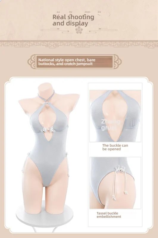 Non-Staining Clothes for TPE Doll, Versatile Outfit Bride Waist Decoration Nightgown Set