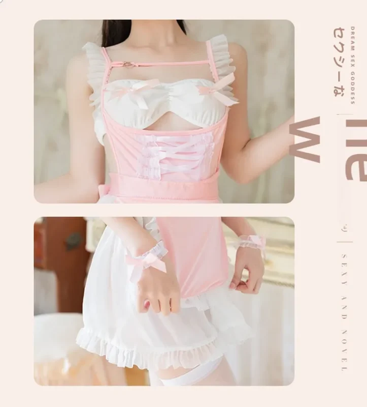 Non-Staining Clothes for TPE Doll, Versatile Outfit Sexy Lace Princess Dress