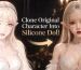 Clone original character into a silicone doll