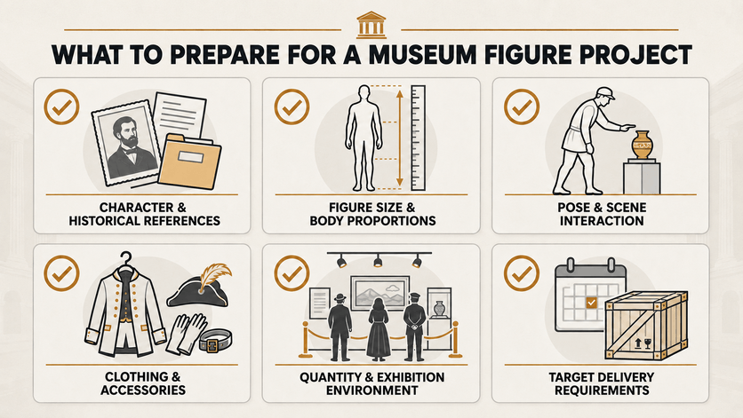 Museum silicone figure project preparation checklist