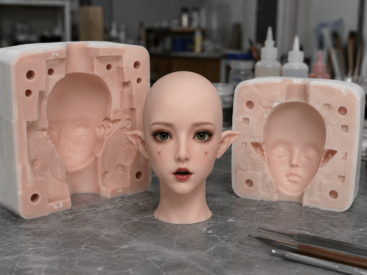 Custom character clone doll production process